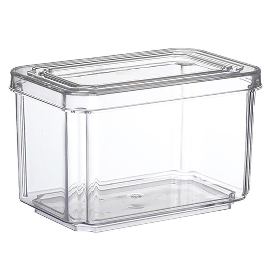✨Clear Storage Boxes, Kitchen & Fridge Organizing Must - haves✨ Tired of a messy kitchen/fridge? These stackable clear boxes maximize space, smooth edges. BPA - free, freezer Fridge Storage Organizer