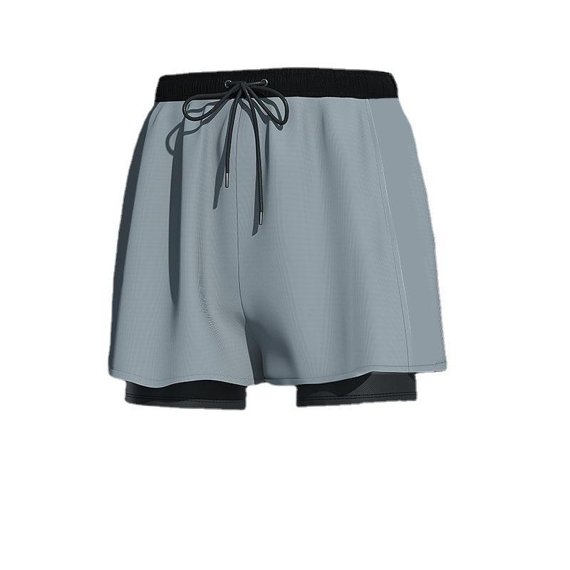 Swimwear men's loose quick drying embarrassing prevention men's flat angle swimming pants swimsuit suit Beachwear hot spring swimming equipment