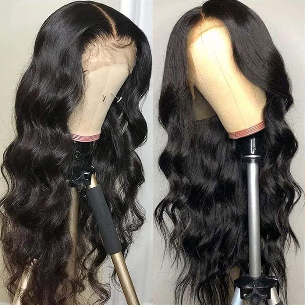 Bling Hair 13x6 13x4 Transparent HD Lace Front Human Hair Wigs Body Wave Pre Plucked 360 Swiss Lace for Women 180 Density with Baby Hair Natural Hairline 32inch dealsforyoudays