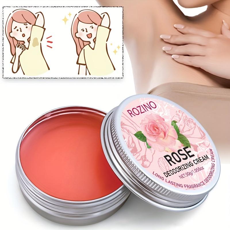 ROZINO Rose Deodorizing Cream | Long - lasting Fragrance, Say Goodbye to Odors, Awaken Confident Charm