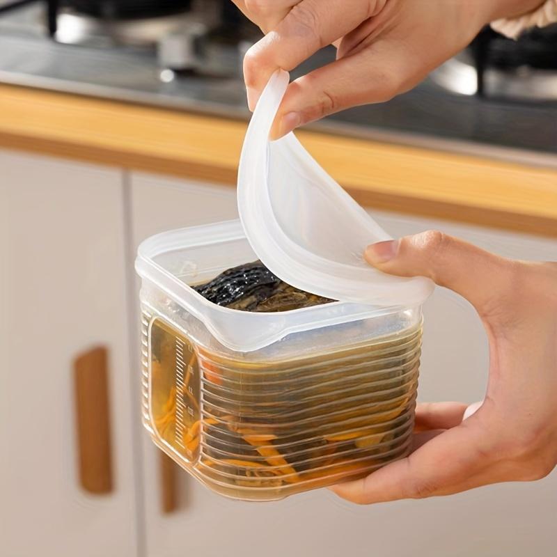 7-Piece Leak-Proof Stackable Food Storage Containers with Lids, Durable PP Material, Ideal for Meat Fruits Vegetables, Indoor Outdoor Use