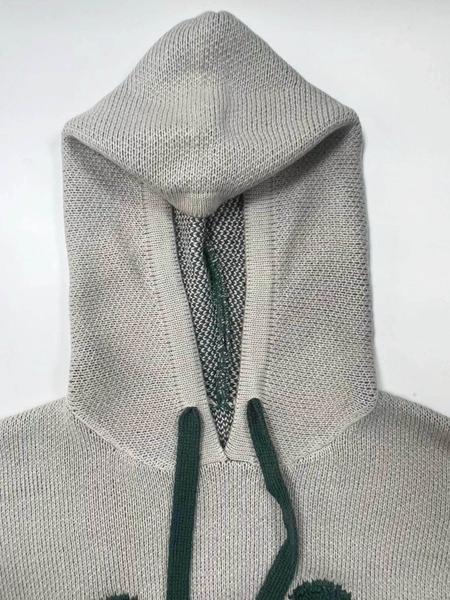 Women's Cartoon Face Print Drop Shoulder Hooded Sweater, Fashion Casual Long Sleeve Drawstring Hooded Sweater for Daily Holiday Outdoor Wear, Women Knitwear for Fall & Winter, Sweaters for Women