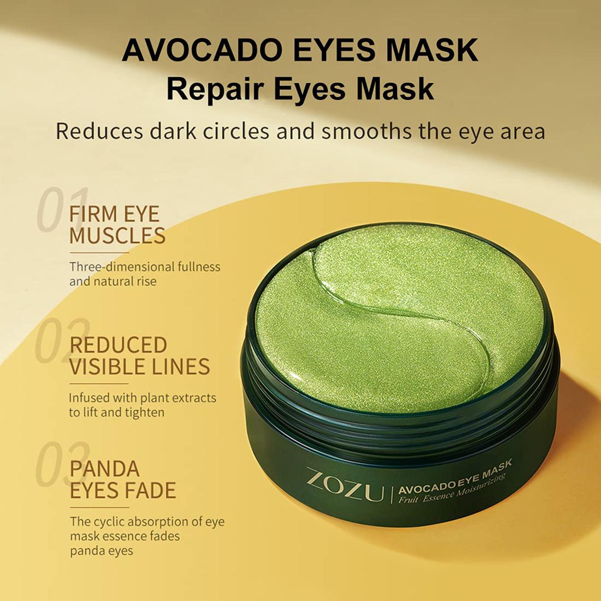 Avocado Eye Mask 60PCS, Hydrating Under Eye Patches for Dark Circles & Puffiness, Anti-Aging Eye Gel Pads, Collagen Moisturizing Eye Treatment for Wrinkles & Bags#EyeCareRoutine #SkincareEssentials #TikTokMadeMeBuyIt,Back To School Avocado Eye Mask 60PCS, Hydrating Under Eye Patches for Dark Circles & Puffiness, Anti-Aging Eye Gel Pads, Collagen Moisturizing Eye Treatment for Wrinkles & Bags#EyeCareRoutine #SkincareEssentials #TikTokMadeMeBuyIt,Back To School