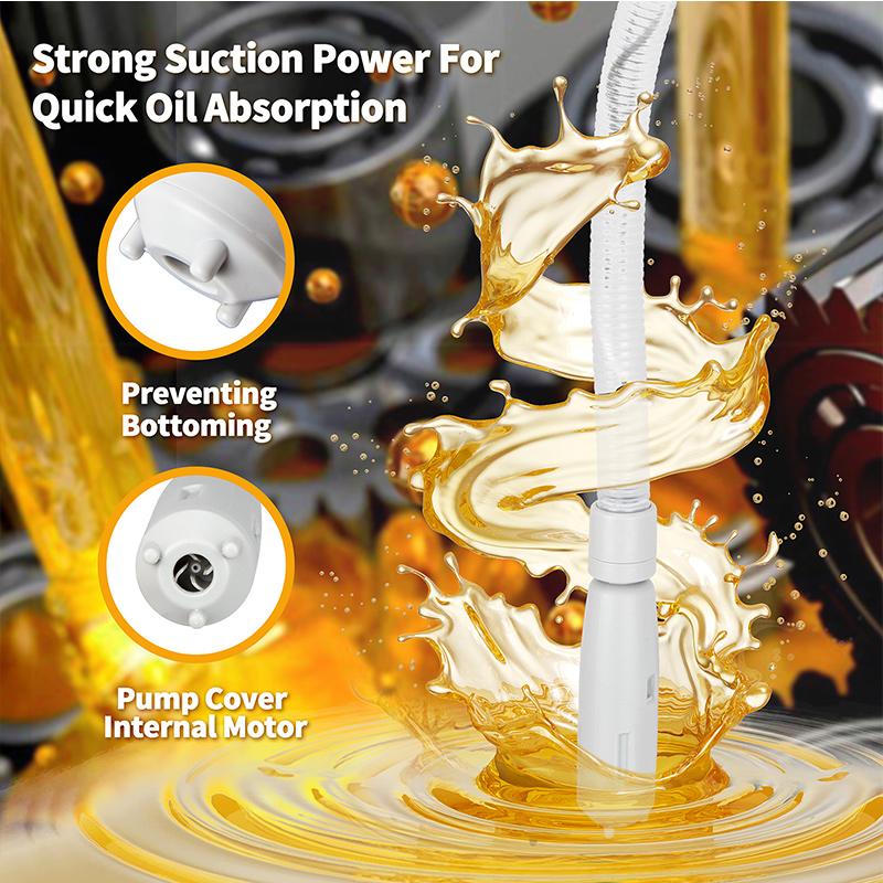 Automotive nozzle series battery-powered fuel pump compact portable