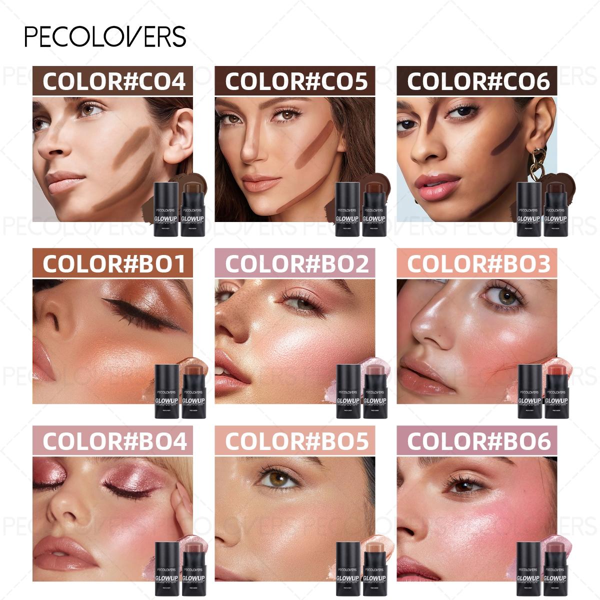 1PC Jelly Moisturizing Blush Stick, Long-lasting Color, Waterproof and Smudge-proof, Smooth and Easy To Color, Soft Texture, Compact and Convenient, Ideal for Birthday Gifts and Party Makeup