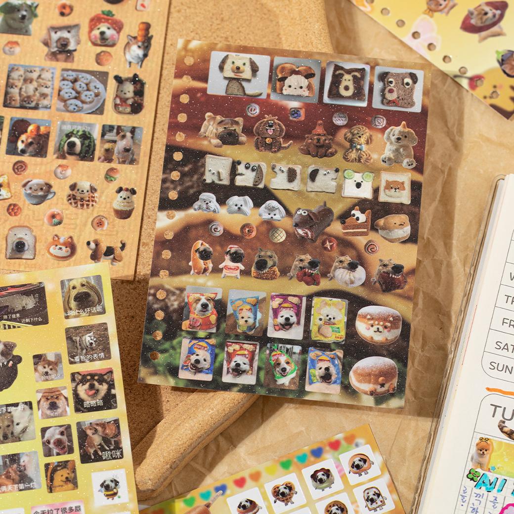 3 Styles Cute Pet Sticker Book – 30 Sheets, 800 Pcs Stickers per Style, Cat & Dog Aesthetic Stickers for Scrapbooking, Journaling, DIY Crafts, Kawaii Planner Stickers Tiktokshopstockup