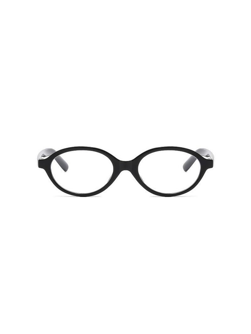 Vintage Oval Frame Eyeglasses, Blue Light Blocking Eyeglasses for Women & Men, Fashion Eyeglasses for Work, Daily Clothing Decor, Perfect for Student Daily Use