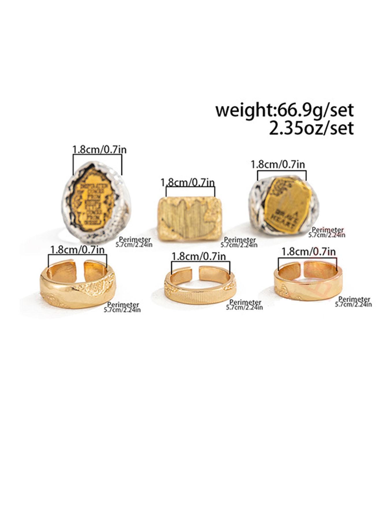 Fashion Asymmetric Metal Ring for Men, Hip Hop Unique Vintage Punk Jewelry, Luxurious Fashion Accessory, Ideal for Daily Wear and Special Occasions