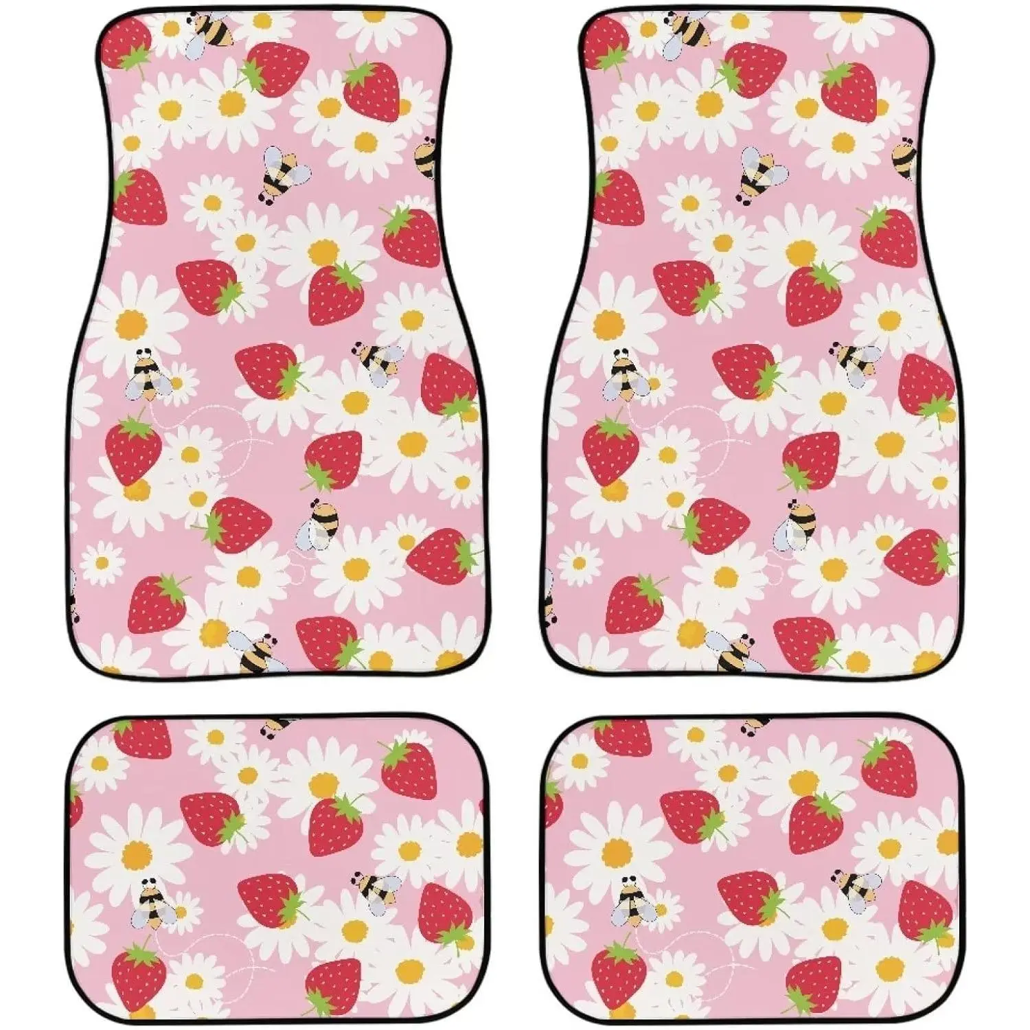 4pcs Car Floor Mats. Exquisitely Designed Car Floor Mats with Personalized Patterns. Suitable for Cars, Trucks, And Suvs. Durable, Easy to Clean, And Suitable for All Seasons. Perfect for Car Enthusiasts And a Great Gift for Friends And Family