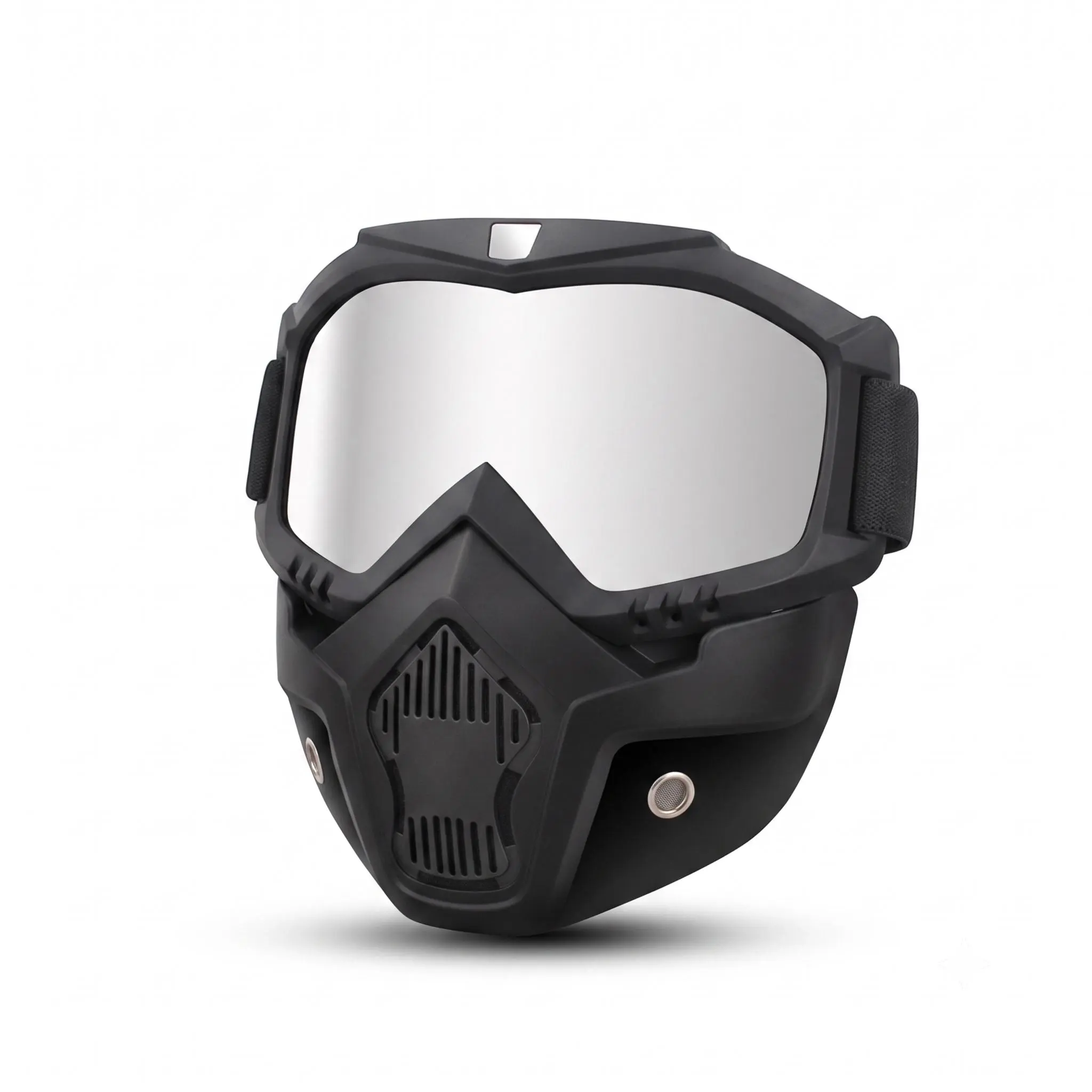 Full Face Protection Mask with Anti-Fog Goggles – Windproof Dustproof Tactical Mask for Outdoor Cycling, Motorcycle Riding, Sandstorm Protection, Breathable Sports Face Cover