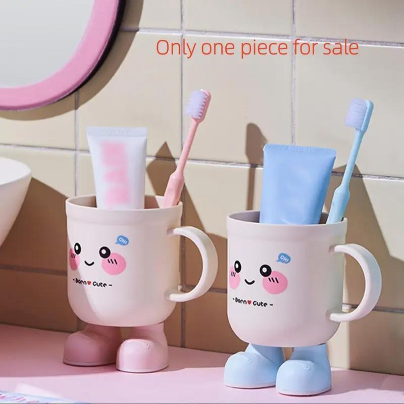 🧸 Toddler Tantrum Cure | Cute Cartoon Toothbrush Holder | Fun Kids Bathroom Brushing Cup