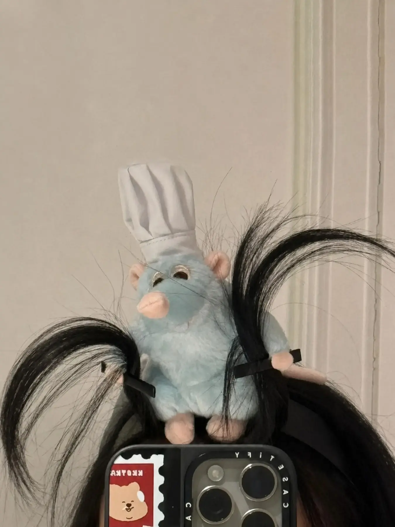 Cute Cartoon Mouse Plush Hairband, Fun Halloween Party Accessory, Comfortable Reusable Headwear, Perfect for Women's Makeup and Events, Cute Headbands