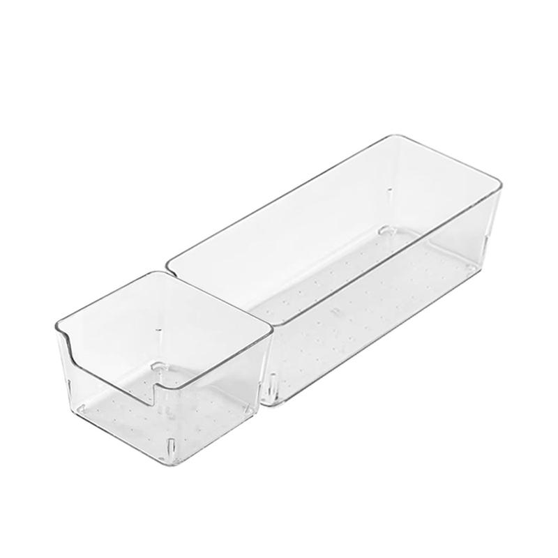 Valentine's Day Gift for Women, Transparent Plastic Storage Box, Large Capacity, Visible Design, Ideal for Cosmetics