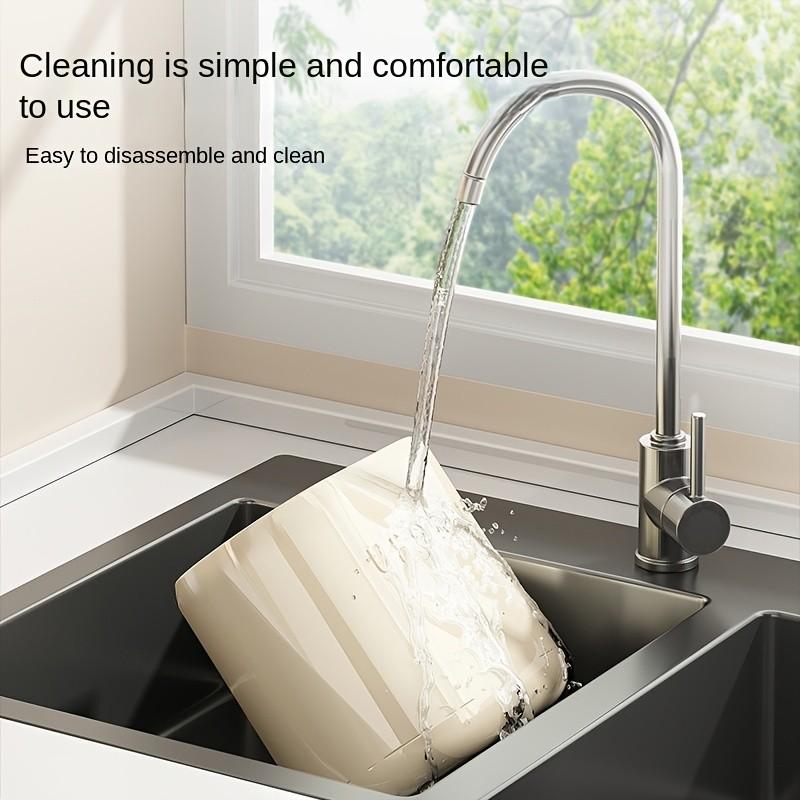 Wall-Mounted Kitchen Utensil Rack, No Drilling Required, Multi-Functional Cutlery Spoon Fork Chopstick Holder, Durable Plastic Material, Modern Simple Design