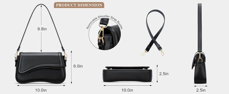 KKXIU Shoulder Bag for Women Small Clutch Purses Cute Hobo Handbag Trendy Underarm Bag