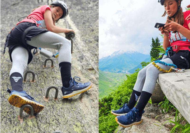 HOBIBEAR Men's Trail Running Shoes | Trekking | Hiking | Wide Toe Non-Slip Sneakers