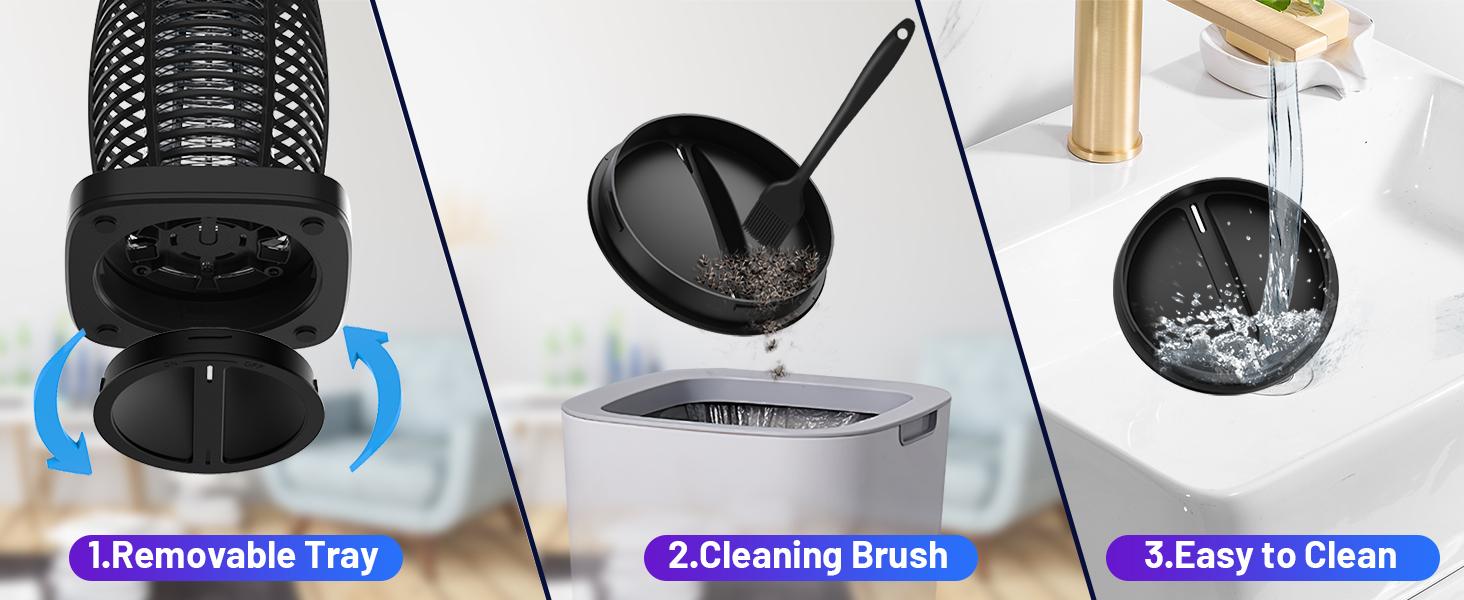 Solar Bug Zapper, 3-in-1 Mosquito Zapper with Camping Lantern, Cordless Bug Zapper for Outdoor and Indoor, Battery Powered Fly Zapper, Waterproof Mosquito Killer for Patio, Home, Backyard, Camping#fathersdaygifts