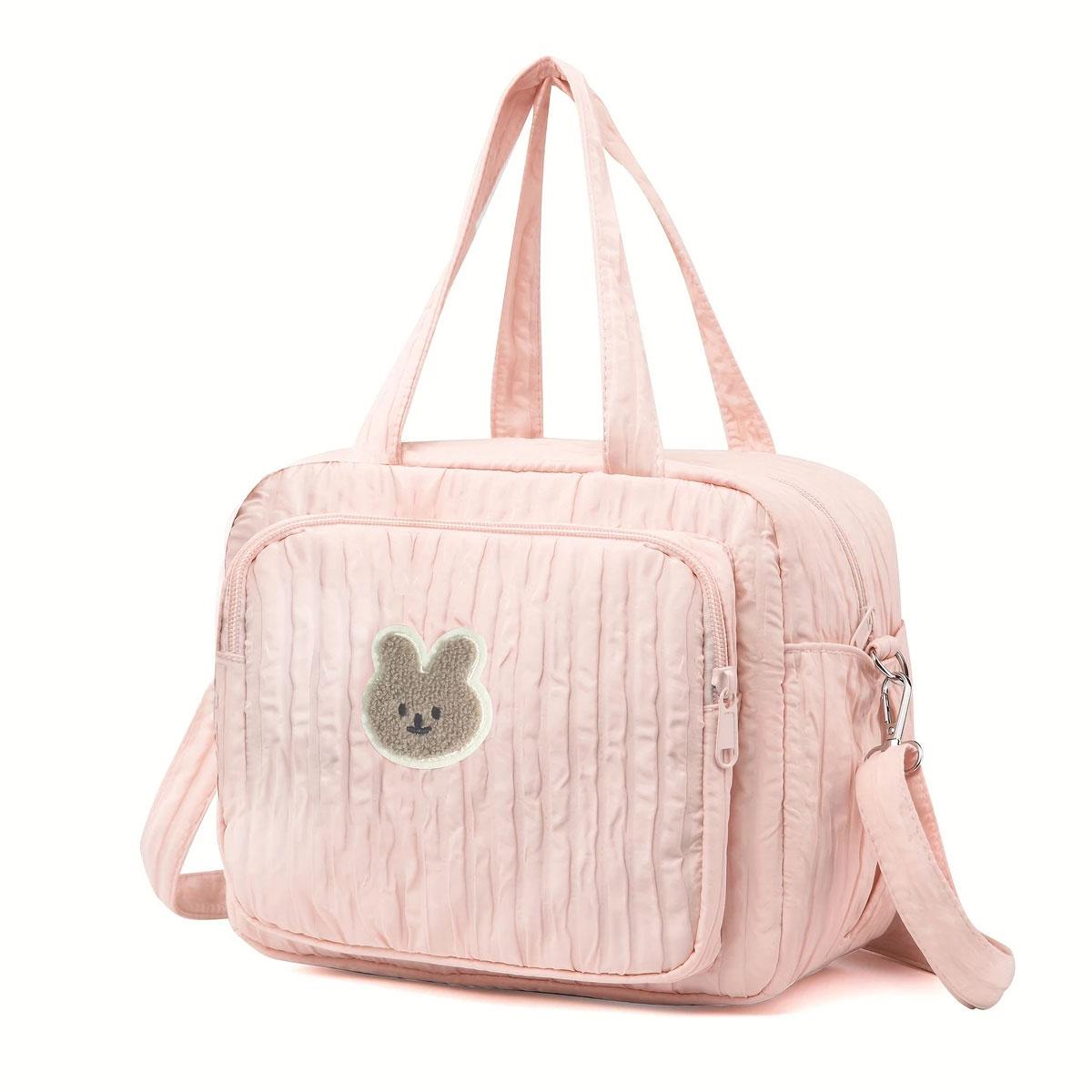 Cute Diaper Bag, Shoulder Bag, Portable Mommy Bag, Multifunctional Storage Bag, Lightweight Mommy Bag, Ideal for Everyday Use