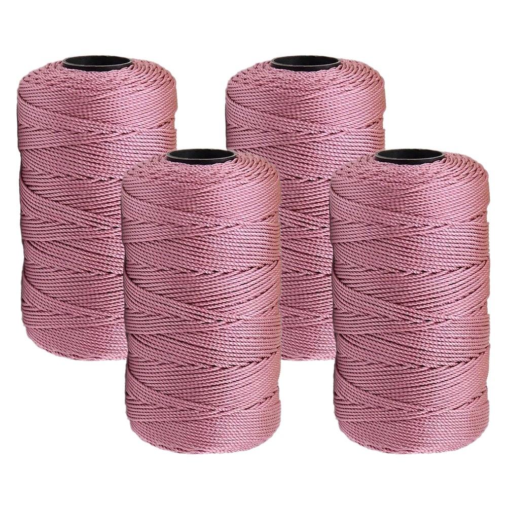 4-Pack Knitting Yarn Set, Durable Hook Car Seat Cushion, Slippers, Hat, Handmade Woolen Thread Kit, Multi-Purpose DIY Craft Supplies