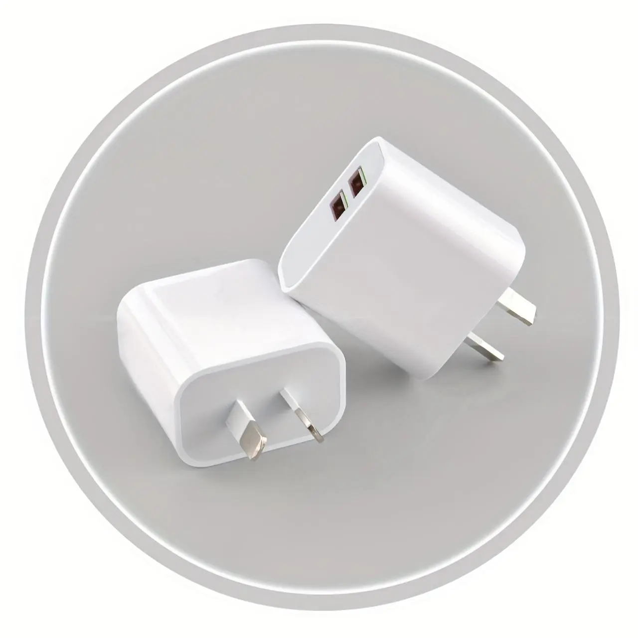 [AU] SAA USB Wall Charger Dual Port Plug 5V2.1A RCM Charger Plug Power Adapter with Universal Compatibility Including for iPhone, for AirPods for Android & for iPad & for Samsung Designed for Most Mobile Phones & USB Devices, Australian Gauge Plug