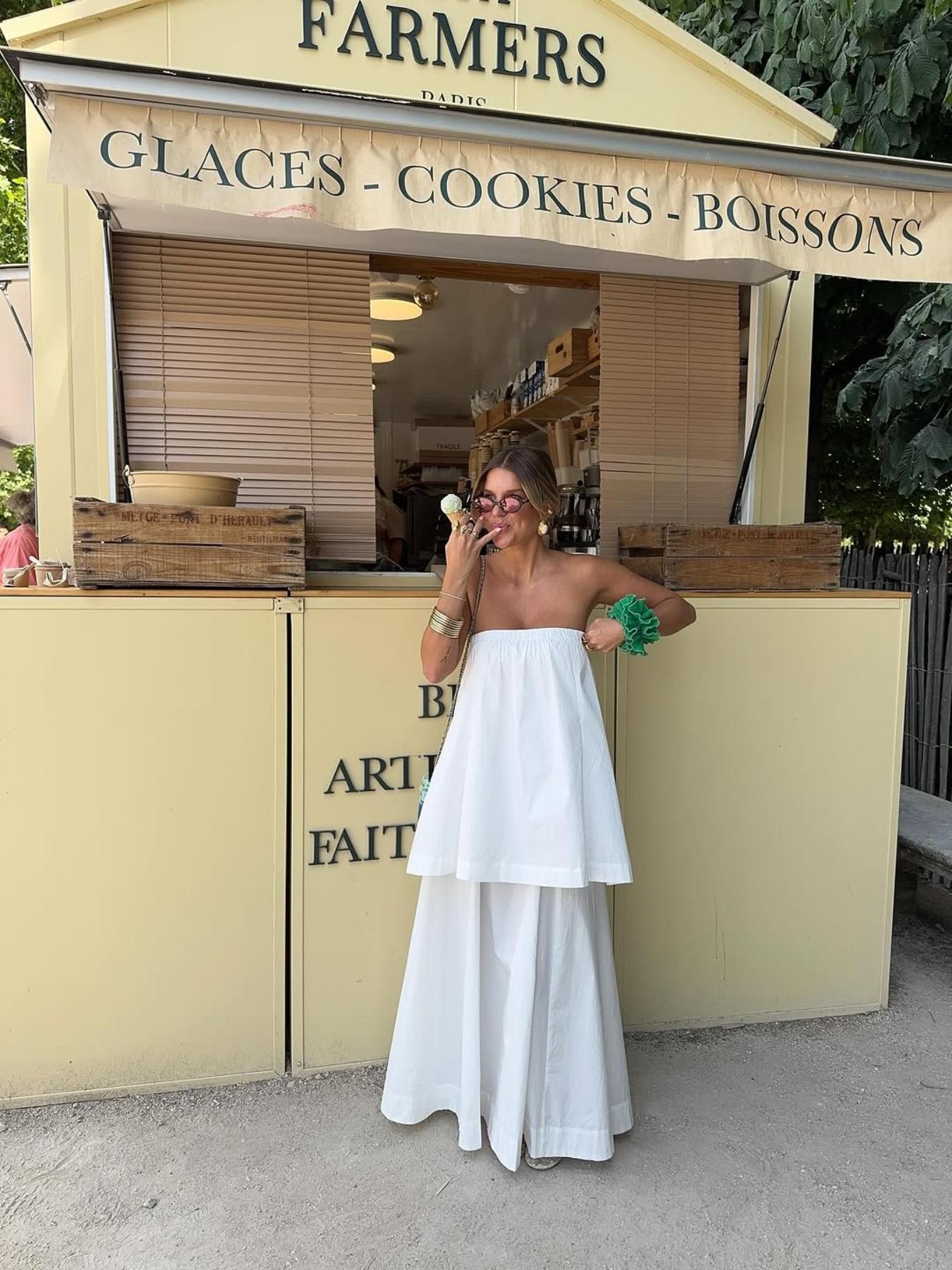 Women's Casual Clothes Sleeveless Crop Top & Long Skirt Set, Loose Fit Plain Design, Natural Waist Style, Perfect for Daily Wear