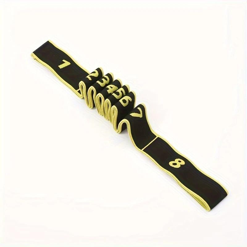 A multi-band yoga stretch band, 8-band elastic band, digital band, Latin dance elastic band, stretching yoga training for shaping and correcting postures, men's and women's home fitness exercise dance band, elastic stretch band, Elastic Sport Band