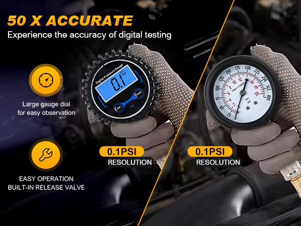 Nilight Compression Tester Kit, Digital Compression Gauge 0-250PSI Automotive Tool for Petrol Gasoline Engine Cylinder Compression Test with Adapter & Hose Car Scanner Fixed Truck dealsforyoudays Nilight Compression Tester Kit, Digital Compression Gauge 0-250PSI Automotive Tool for Petrol Gasoline Engine Cylinder Compression Test with Adapter & Hose Car Scanner Fixed Truck dealsforyoudays