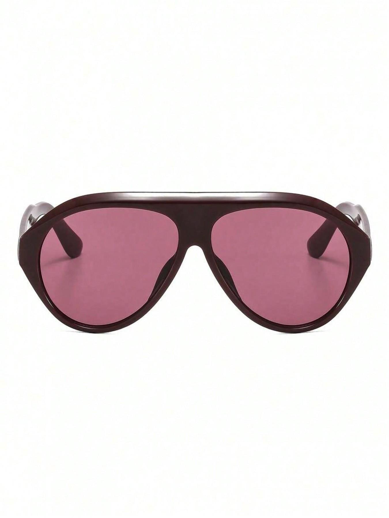 Unisex Pilot Sunglasses, Large Frame, Casual Style, PC Material, All-Seasons Wear, Ideal for Outdoor Activities, Gifts & Photography Props