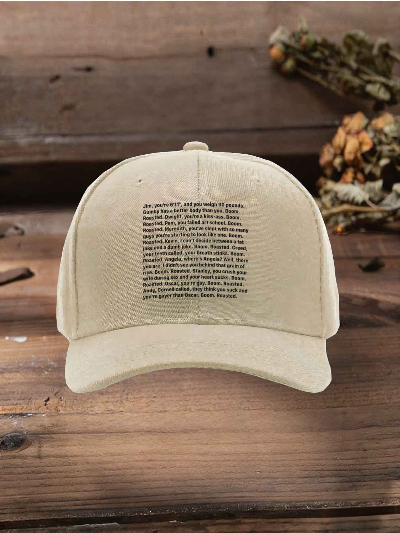Scott's Boom Roasted Speech 2026 new model Classic Baseball Cap-Adjustable Suitable for Both Men and Women Available in Multiple Colors Comfortable Breathable Hat Suitable for Men and Women