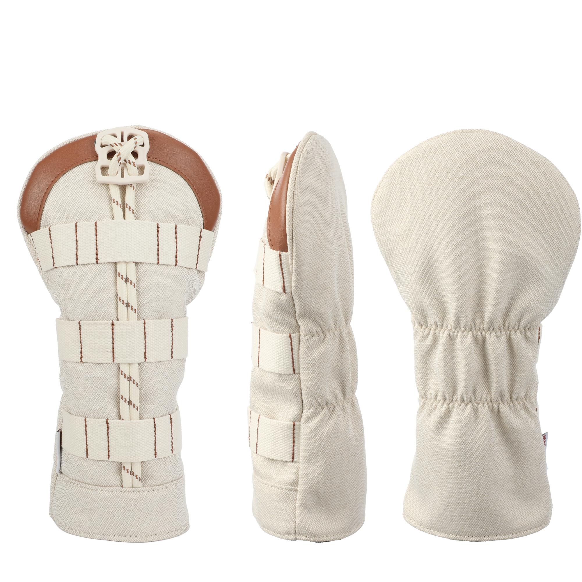 1 pc golf club cover,stylish minimalist and portable,can hold golf tees,suitable for drivers,fairway and hybrids,unisex golf head covers