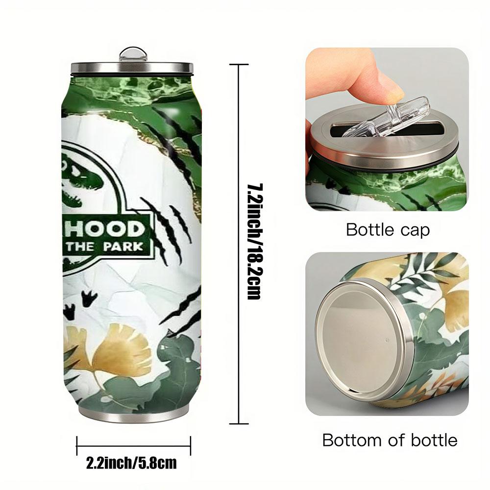 1pc Dinosaur Water Cup, Insulated Travel Mug, Leak-Proof Reusable Bottle, BPA-Free, Outdoor & Daily Use, Multiple Styles Available