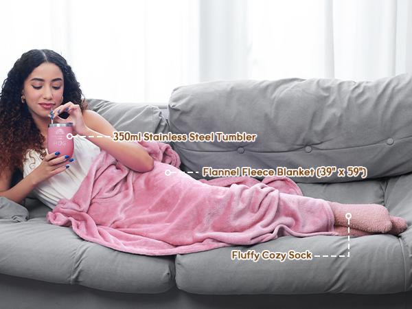 Thinking of You Get Well Soon Gift Basket, Stocking Stuffers for Women Unique Self Care Package Spa Gift Set, Retirement Gift Box for Woman, Christmas Gift Kit Idea for Mom Sister Her Best Friend