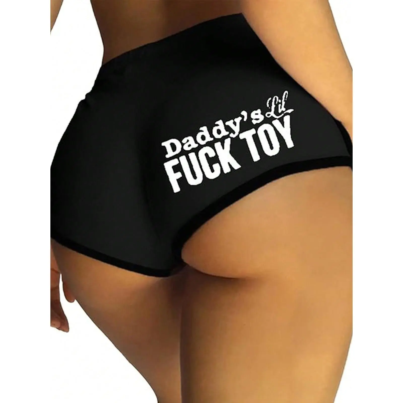 Womens Yoga Booty Shorts Sexy Printed Dance Sport Workout Hot Pants Plus Size Lounge Wear Briefs
