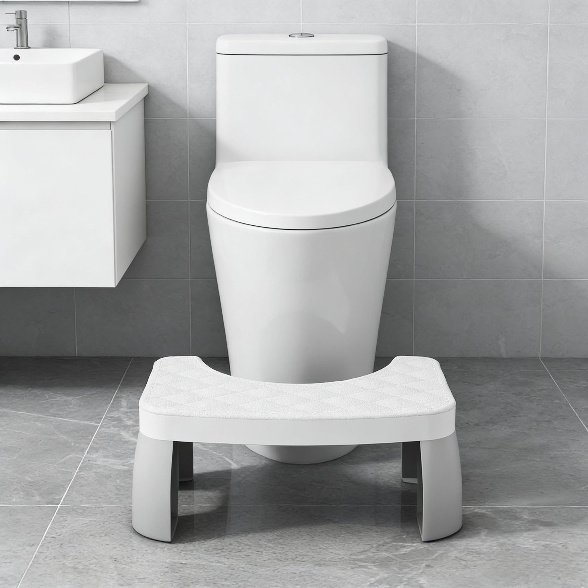 Say goodbye to numb legs from prolonged squatting. Featuring rhombus anti-slip surface texture and a thickened, stable base, this stool bears weight steadily even in slippery bathrooms, ensuring safe use for the elderly and children alike.