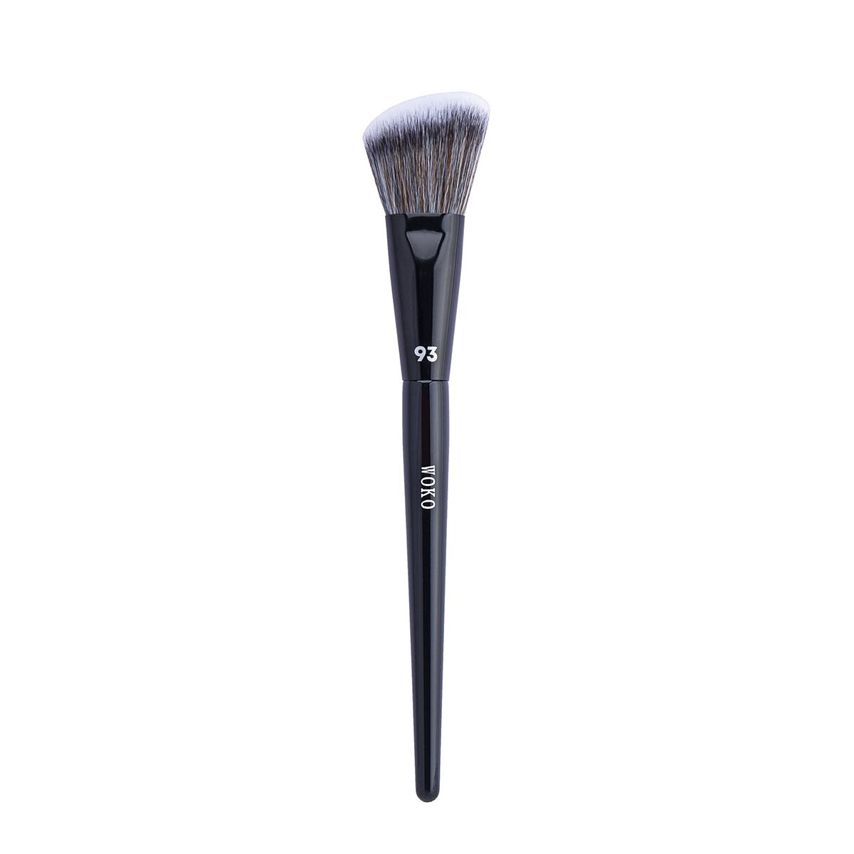 1PCS 93 # Angled Blush Brush Pro Cream Powder Liquid Blusher Makeup Brushes High Quality  Angled Blusher Silhouette Makeup Tool