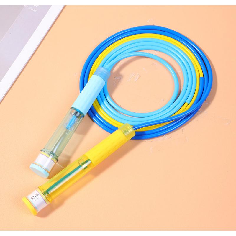 Factory Direct Kids Jump Rope Double Bearing Transparent for Preschoolers Beginners Students PE Test Speed Training