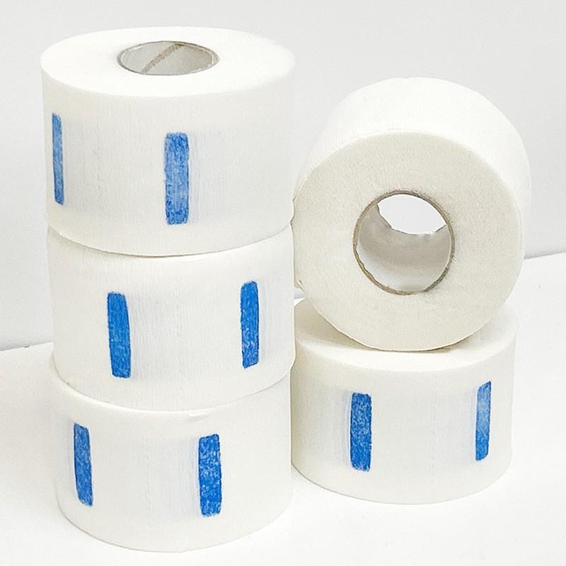 Disposable Barber Haircutting Neck Strip, Barber Paper Neck Wrap Neck Muffler Roll, Hair Cutting Accessory, Hairdressing Tool for Salon Stylists and Barbers