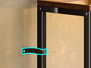 SUPERJARE Console Table with Outlet, 63 Inch Sofa Table with Charging Station, Narrow Entryway Table, Skinny Hallway Table, Behind Couch Table, for Living Room, Plants