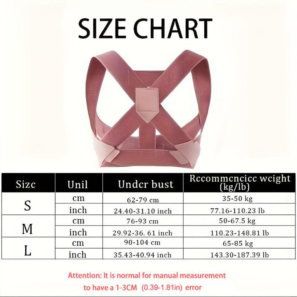 Durable Invisible Sports Strap for Men & Women, Adjustable Shoulder Straps for Fitness, Office Workouts, Home Exercise, Posture Strap