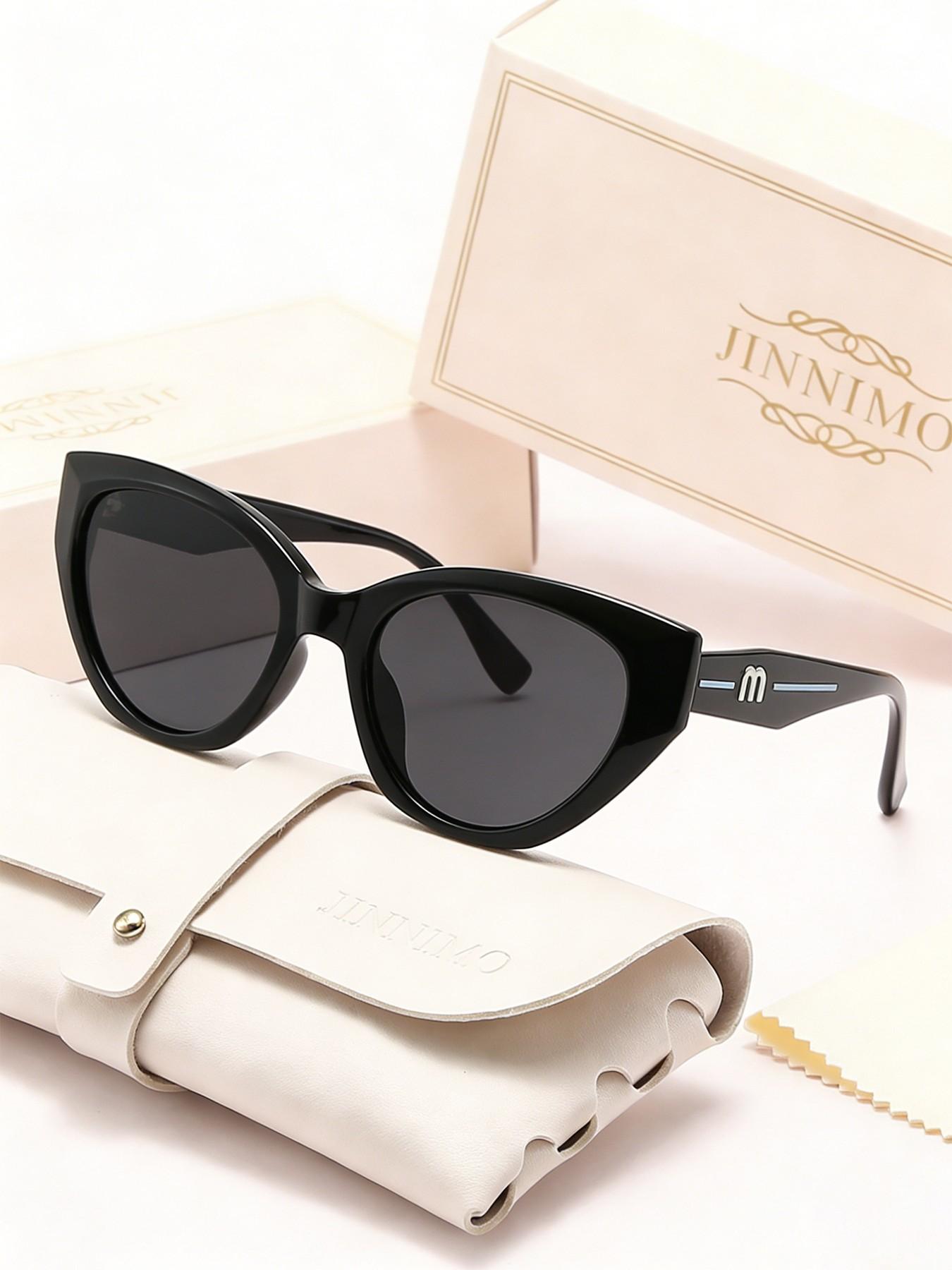Black Designer Style Sunglasses w/ Case, Box & Cloth ✨ Luxury Chic If you say you love Chanel then you main image 2