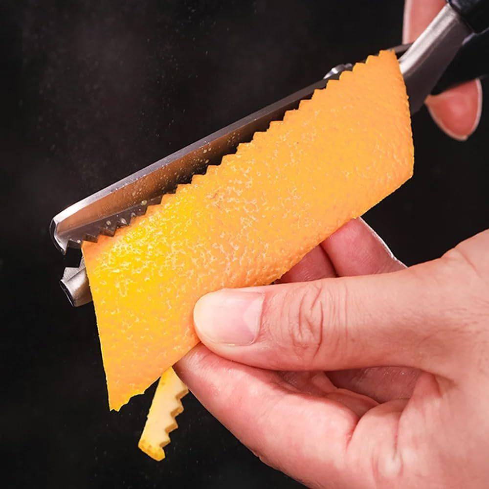 1pc Pinking Shears, Zig-Zag Fabric Scissors for Preventing Fraying, Professional Sewing Scissors with Ergonomic Handle for Fabric, Crafts, Dressmaking & Home Textiles