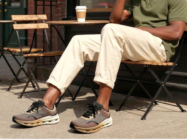 【BRUNO MARC Anniversary】 Men's Casual Knit Sneakers - Lightweight Cushioned Go Walk Shoes with Secure Lace-up and Textured Sole tiktokshopbacktoschool, Mens Shoes, Casual Trainers, Knit Fabric, Laces Casual Trainers