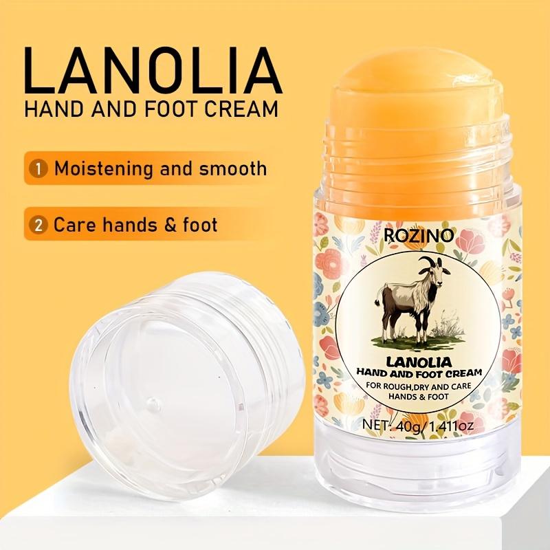ROZINO Lanolia Hand and Foot Cream, Hand and Foot Moisturizing Cream —— Rejuvenating and Hydrating Care Cream, Deep Skin Hydrating Cream, Suitable for Dry and Cracked Skin