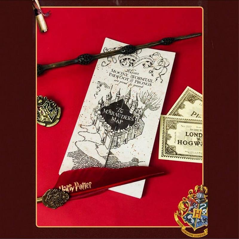 Harry Potter Officially Licensed Marauder's Map of Hogwarts School of Magic Treasure Hunt Prop for Cosplay & Home Decor Unisex Edition