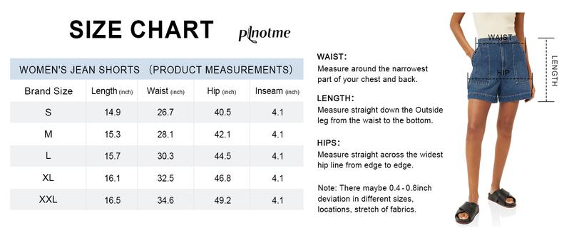 Imily Bela Women's Casual Jean Shorts High Waisted Denim Shorts Wide Leg Summer Shorts with Pockets
