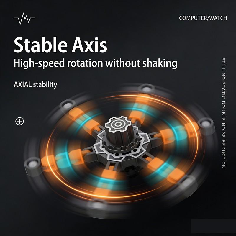 Transformable Finger Spinner, Rotating Folding Design, Portable Handheld Toy, Ideal for Stress Relief & Entertainment