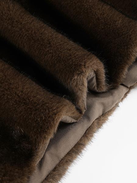 Sexy Bodycon Ruched Skirt, Faux Fur Pleated Half Skirt, Slim Fit High Waist Design, Perfect for Evening Wear & Parties