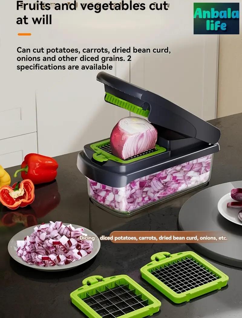Multifunctional Vegetable Chopper, Garlic Chopper, Onion Potato Grater,Vegetable Cutting Machine,Kitchen Accessories Utensils