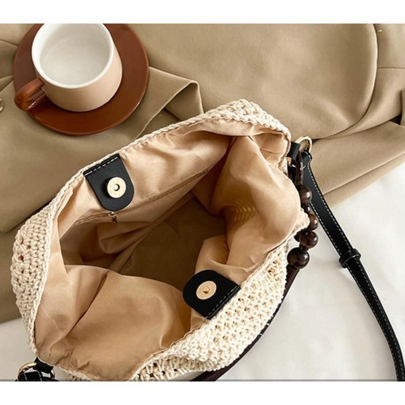 Bohemia Beach Bag for Women, Macrame Shoulder Tote Bag, Crossbody Purse, Travel Beach Bag, Summer Top-Handle Hobo Bags 2026