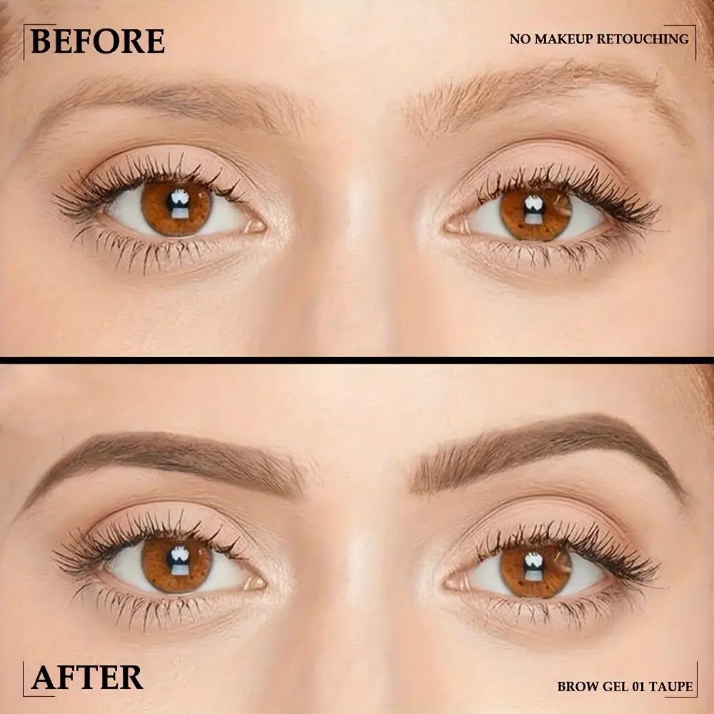 Sponge-Tip Eyebrow Mascara - 3D Sculpting Gel |   Waterproof & Smudge-Proof |   Natural-Looking & Easy to Apply |   Versatile for Daily Makeup |   Premium Shades: Black, Coffee, Brown